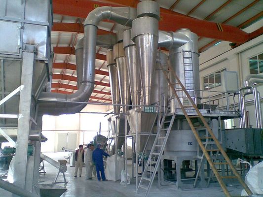 Qualität  Food Grade Pneumatic Flash Dryer Machine For High Moisture Carbon White / Oxide Fabrik