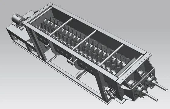 Drehpaddel-trockeneres System SS304 SS316L für Paste/Schlamm/Schlamm