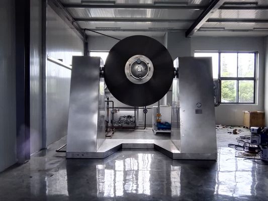 Industrieller Mischer SUS304 SUS316L bearbeitet doppelter Kegel-Drehvakuumtrockner maschinell