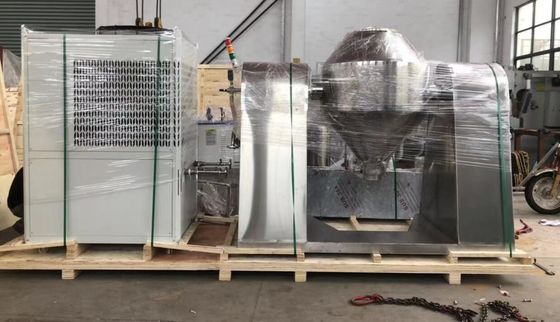 industrieller Mischer 0.75kw -15kw bearbeitet rotierenden doppelten Vakuumtrockner des Kegel-5000L maschinell