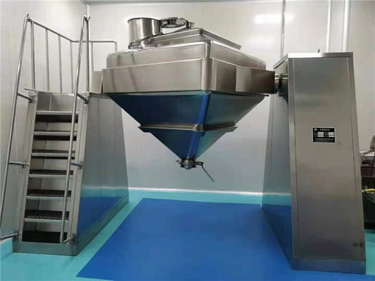 bearbeitet großer industrieller Mischer 1.5kw-22kw quadratischen Kegel-Mischer für Nahrung/Chemikalie maschinell
