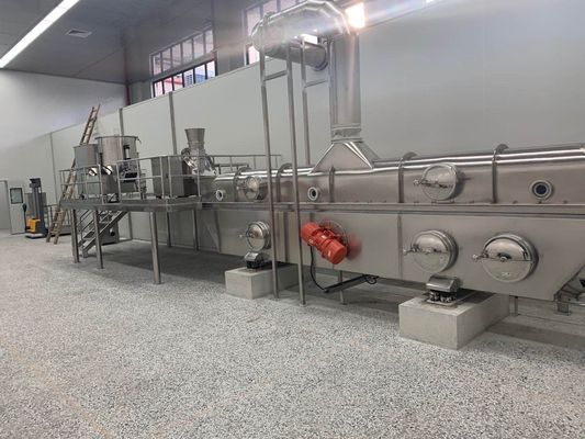 Energieeffizienter Flüssigkeitsbetttrockner mit PLC-Steuerungssystem und 100-1000 kg/h Kapazität